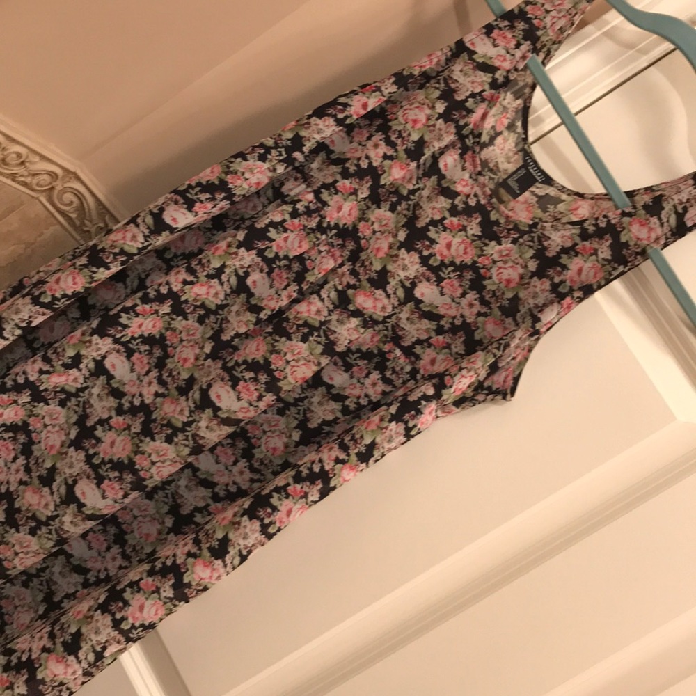 Floral Print Shift Dress